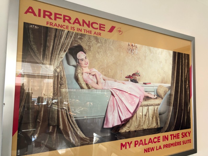 Your Palace in the Sky La Premiére Suite Air France Poster SFO
