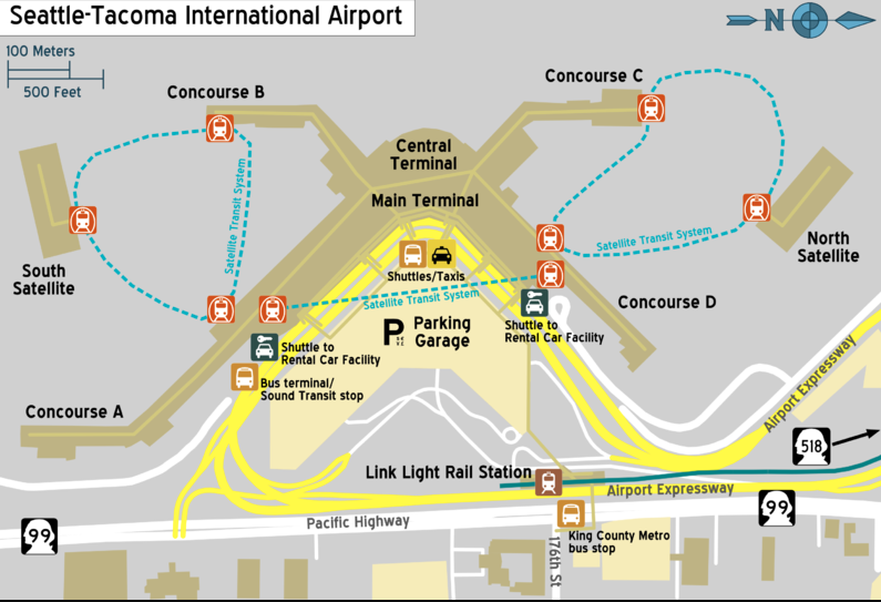 Map SEA-TAC Airport pic credit wikimedia