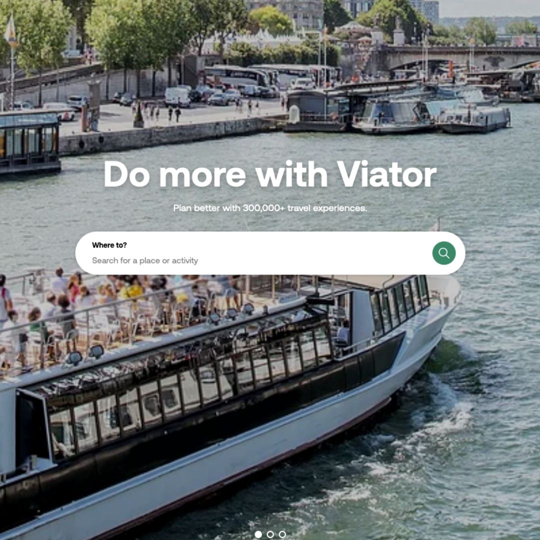 Viator Image of iator Search Page for 10% Promo Post Two Boldly Go
